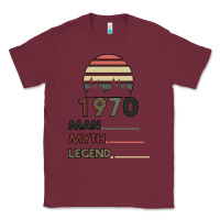 Burgundy Vintage May 1970 Classic Tee - Bettercallsaul