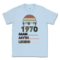 Dusty Blue Vintage May 1970 Classic Tee - Bettercallsaul