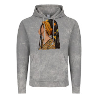 Cloud Rock Fall afro woman Vintage Hoodie - NancyCooperArtShop