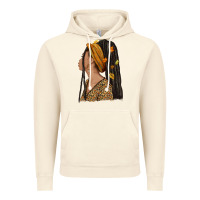 Vintage Artic Fall afro woman Vintage Hoodie - NancyCooperArtShop