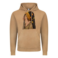 Vintage Camel Fall afro woman Vintage Hoodie - NancyCooperArtShop