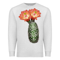 Oatmeal Heather King Cup Cactus Premium Sweatshirt - LillyAllenDesigns