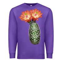 Purple King Cup Cactus Premium Sweatshirt - LillyAllenDesigns