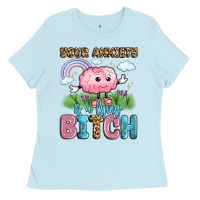 Baby Blue your anxiety is a lying bitch Ladies Tee - LillyAllenDesigns
