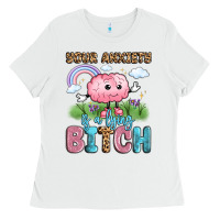 White your anxiety is a lying bitch Ladies Tee - LillyAllenDesigns