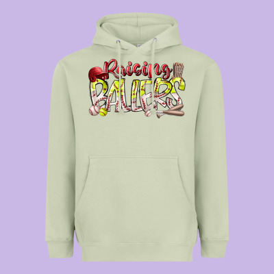 Raising Ballers Heavyweight Hoodie Designed By Racoondesign