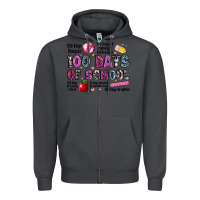 Smoke 100 days of school Zipper Hoodie - LillyAllenDesigns