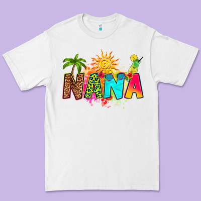 Summer Nana Premium Tee Designed By Ranaportraitstore
