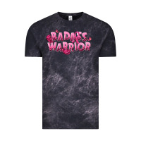 Cloud Black Badass warrior Breast Cancer Vintage Tee - NancyCooperArtShop