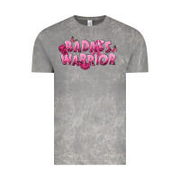 Cloud Rock Badass warrior Breast Cancer Vintage Tee - NancyCooperArtShop