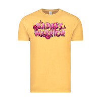 Vintage Mustard Badass warrior Breast Cancer Vintage Tee - NancyCooperArtShop