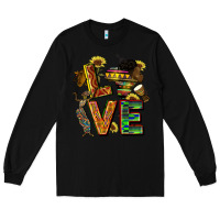 Black love juneteenth africa Long Sleeve Tee - CowGirlArtShop