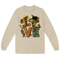 Mushroom love juneteenth africa Long Sleeve Tee - CowGirlArtShop