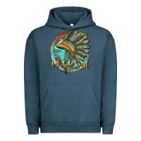 Pigment Midnight Navy wild soul Urban Hoodie - BarkalooDesign