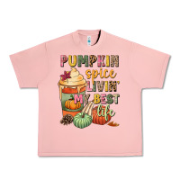 Salmon Pumpkin spice livin' my best life Urban Heavy Tee - NancyCooperArtShop