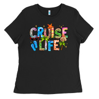 Black cruise life Ladies Tee - LillyAllenDesigns