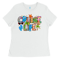White cruise life Ladies Tee - LillyAllenDesigns