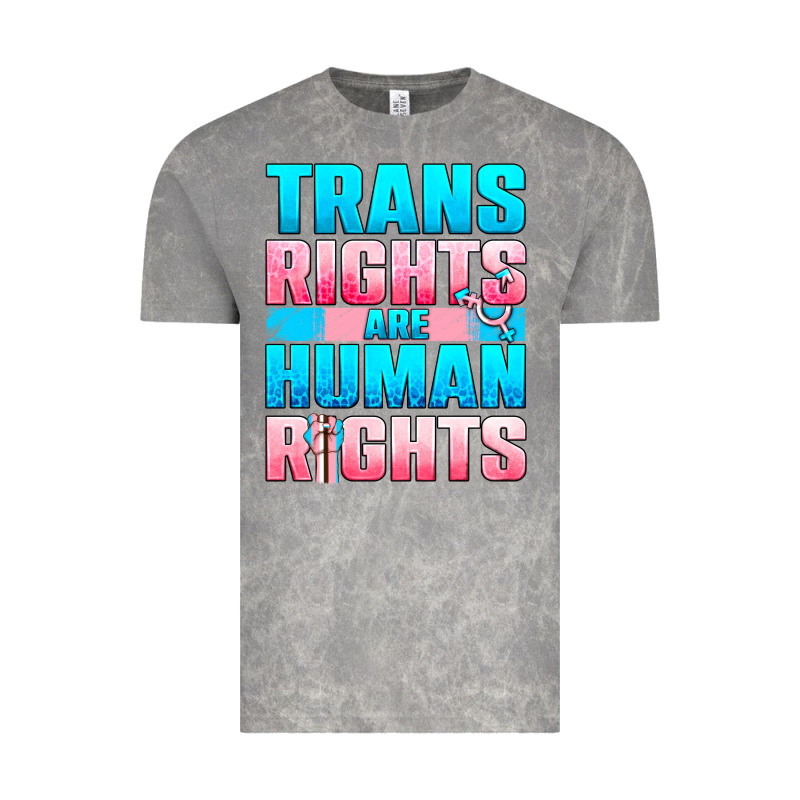 Trans Rights Are Human Rights Vintage Tee by NancyCooperArtShop | Teevron