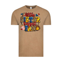 Vintage Coffee little sister biggest fan softball Vintage Tee - Jasminsmagicworld