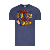 Vintage Denim little sister biggest fan softball Vintage Tee - Jasminsmagicworld