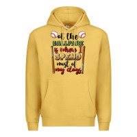 Antique Gold at the ballpark is where i spend most my days Premium Hoodie - BundleAndBundleShop