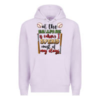 Lilac at the ballpark is where i spend most my days Premium Hoodie - BundleAndBundleShop