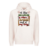 Pale Pink at the ballpark is where i spend most my days Premium Hoodie - BundleAndBundleShop