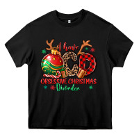 Black i have ocd obsessive christmas disorder Heavy Core Tee - MaliasSmallBusiness