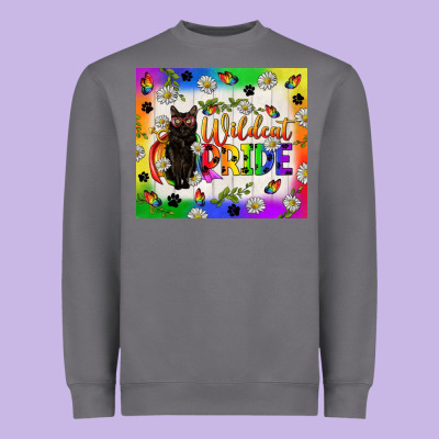 Wildcat Pride Lgbtq Tumbler Heavyweight Sweatshirt Designed By Bundleandbundleshop