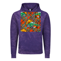 Cloud Purple Fall truck Vintage Hoodie - NancyCooperArtShop