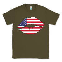 Army Green American lip Classic Tee - Bettercallsaul