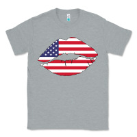 Heather Grey American lip Classic Tee - Bettercallsaul
