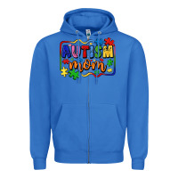 True Royal autism mom Zipper Hoodie - LillyAllenDesigns