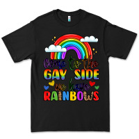 Black come to the gay side we have rainbows Premium Tee - LillyAllenDesigns