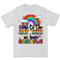 Dove Grey come to the gay side we have rainbows Premium Tee - LillyAllenDesigns