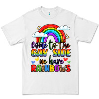 White come to the gay side we have rainbows Premium Tee - LillyAllenDesigns