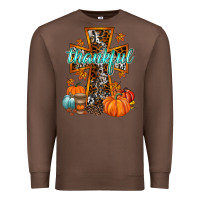 Chestnut thankful cross Premium Sweatshirt - RacoonDesign