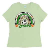 Matcha Soccer Rainbow Ladies Tee - RanaPortraitStore