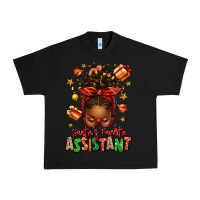 Black santa's favorite assistant afro messy bun Urban Heavy Tee - texasbilliewilder