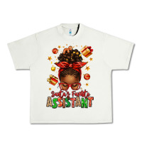 Pistachio santa's favorite assistant afro messy bun Urban Heavy Tee - texasbilliewilder
