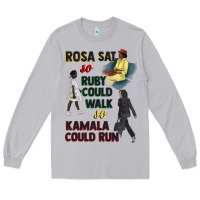 Moon Dust rosa sat so ruby could walk so kamala could run juneteenth Long Sleeve Tee - CowGirlArtShop