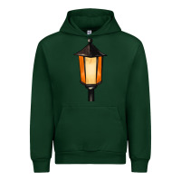 Forest Green street lamp Urban Hoodie - BarkalooDesign