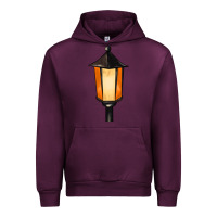 Mauve Wine street lamp Urban Hoodie - BarkalooDesign