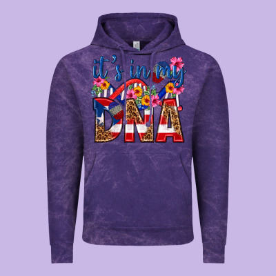 Its In My Dna Puerto Rico Vintage Hoodie Designed By Texasbilliewilder