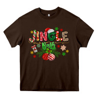 Chocolate Brown jingle balls Heavy Core Tee - MaliasSmallBusiness