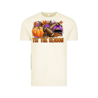 Vintage Arctic Tis' the season Football purple helmet Vintage Tee - NancyCooperArtShop