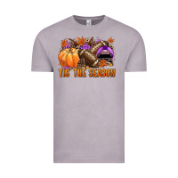 Tis' The Season Football Purple Helmet Vintage Tee | Teevron