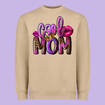 Cool Mom Mother's Day Heavyweight Sweatshirt Designed By Fadigitalartstudio