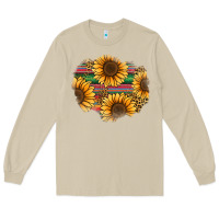 Mushroom sunflower leopard serape patch Long Sleeve Tee - Jasminsmagicworld