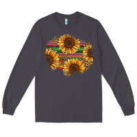 Smoke sunflower leopard serape patch Long Sleeve Tee - Jasminsmagicworld